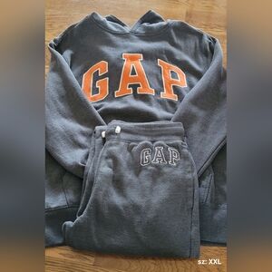 GAP Gray Fleece Joggers Casual Comfort